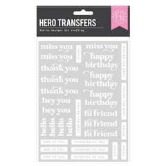 Hero Arts Transfers Must Have Messages