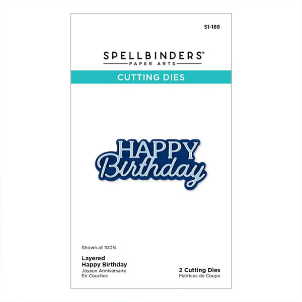 Spellbinders Dies Happy Birthday
