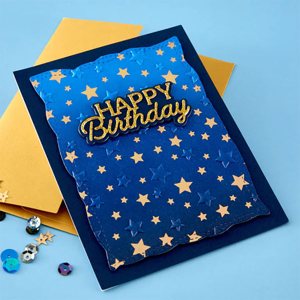 Spellbinders Dies Happy Birthday
