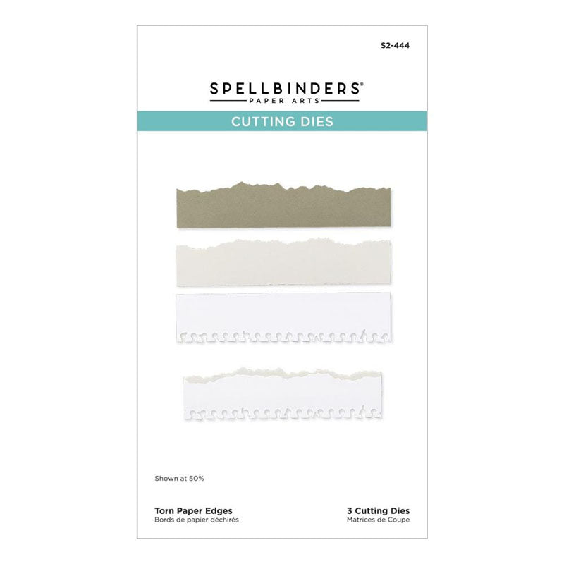Spellbinders Dies Torn Paper Edges