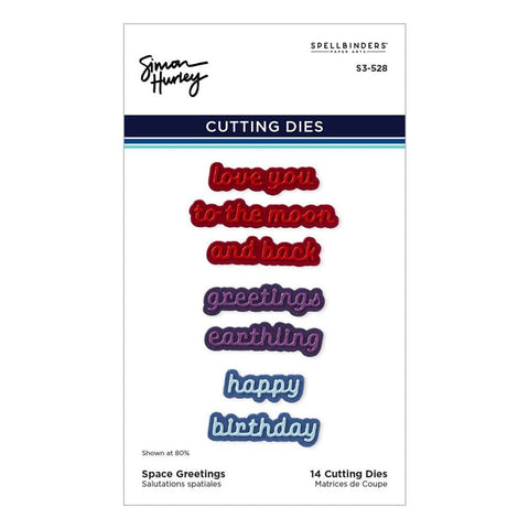 Spellbinders Dies Space Greetings