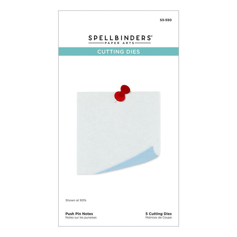 Spellbinders Dies Push Pin Notes