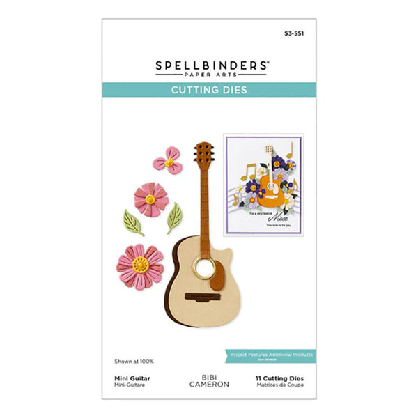 Spellbinders Dies Mini Guitar
