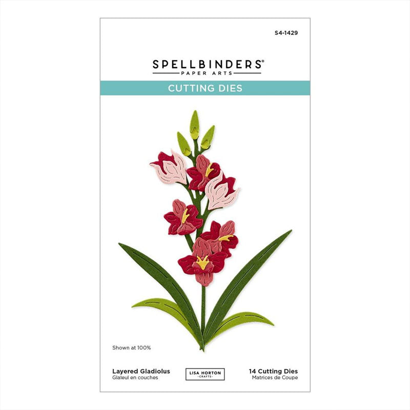 Spellbinders Dies Layered Gladiolus