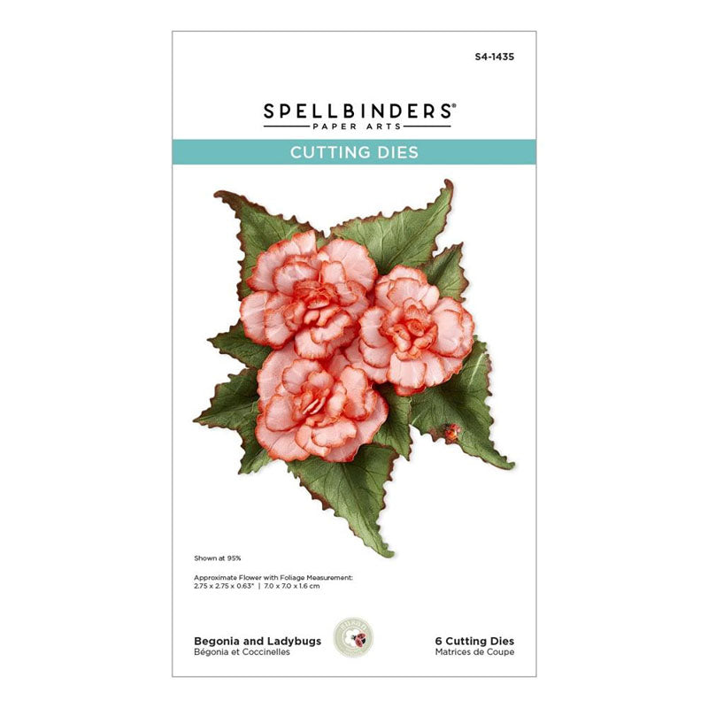 Spellbinders Dies Begonia And Ladybugs