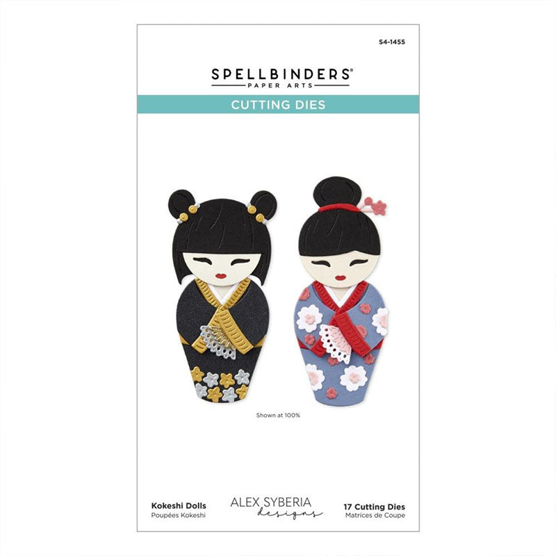Spellbinders Dies Kokeshi Dolls