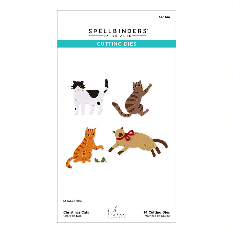 Spellbinders Dies Christmas Cats