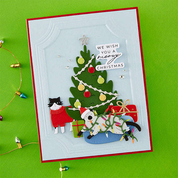 Spellbinders Dies Christmas Cats Accesories