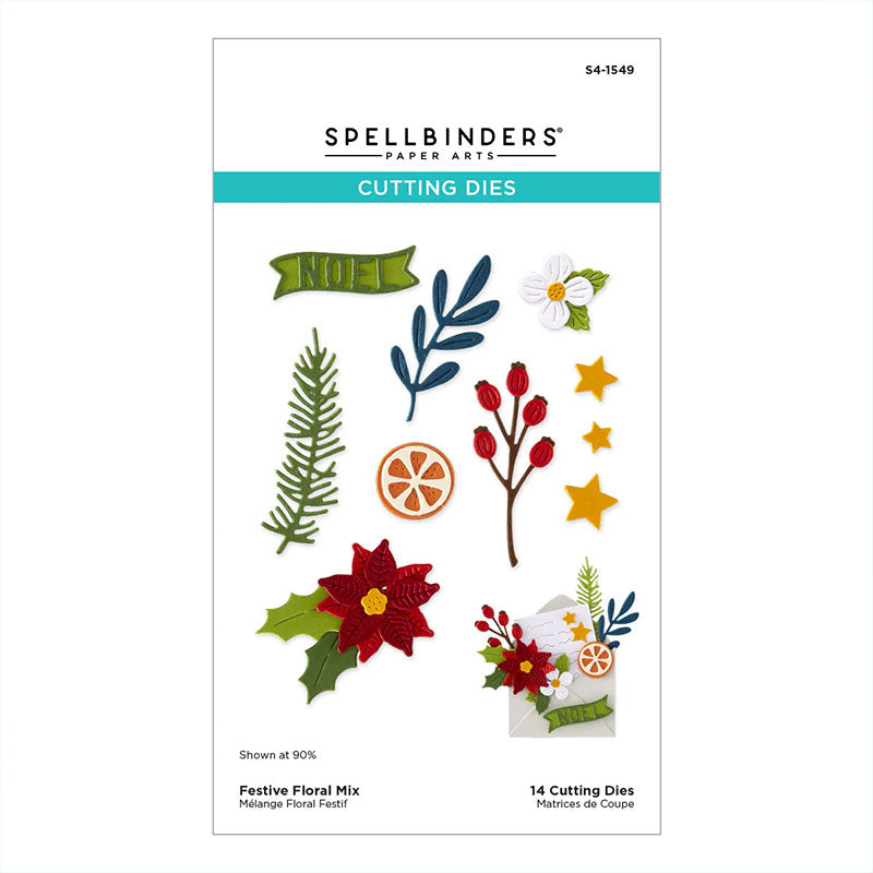 Spellbinders Dies Festive Floral Mix