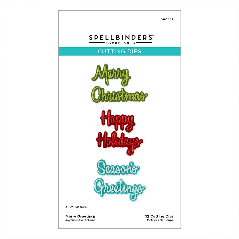 Spellbinders Dies Merry Greetings