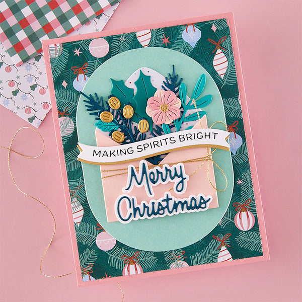 Spellbinders Dies Merry Greetings