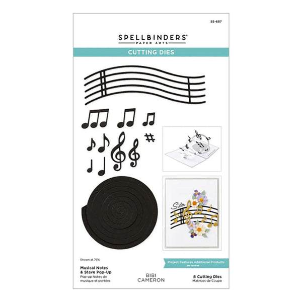 Spellbinders Dies Musical Notes & Stave