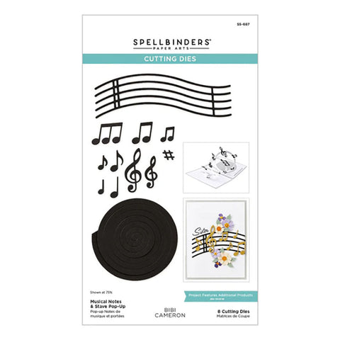 Spellbinders Dies Musical Notes & Stave