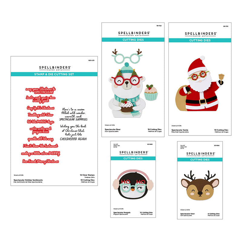 Spellbinders 5pc Spectacular Christmas I Want It All
