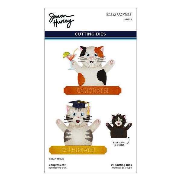 Spellbinders Dies Congrats Cat