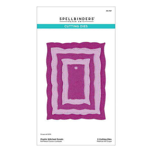 Spellbinders Dies Playful Stitched