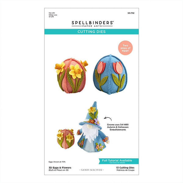 Spellbinders Dies 3D Eggs & Flowers