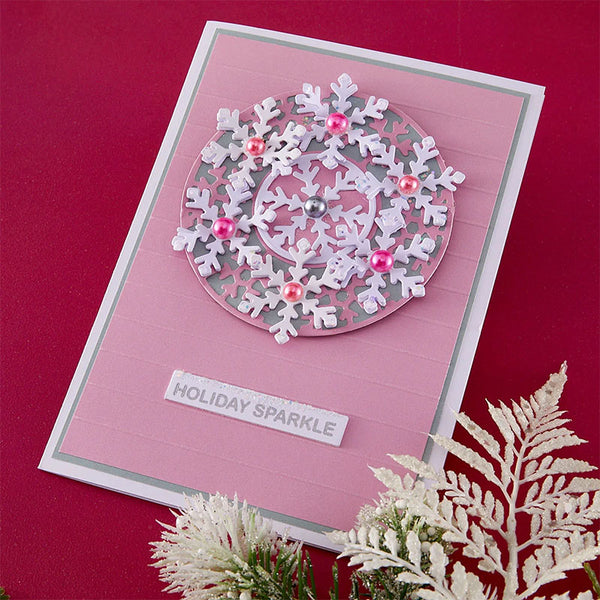 Spellbinders Dies Snowflake Wreath