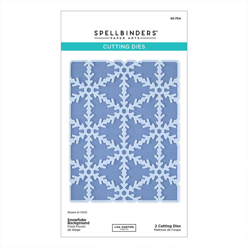 Spellbinders Dies Snowflake Background