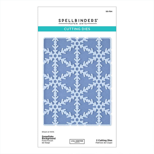 Spellbinders Dies Snowflake Background
