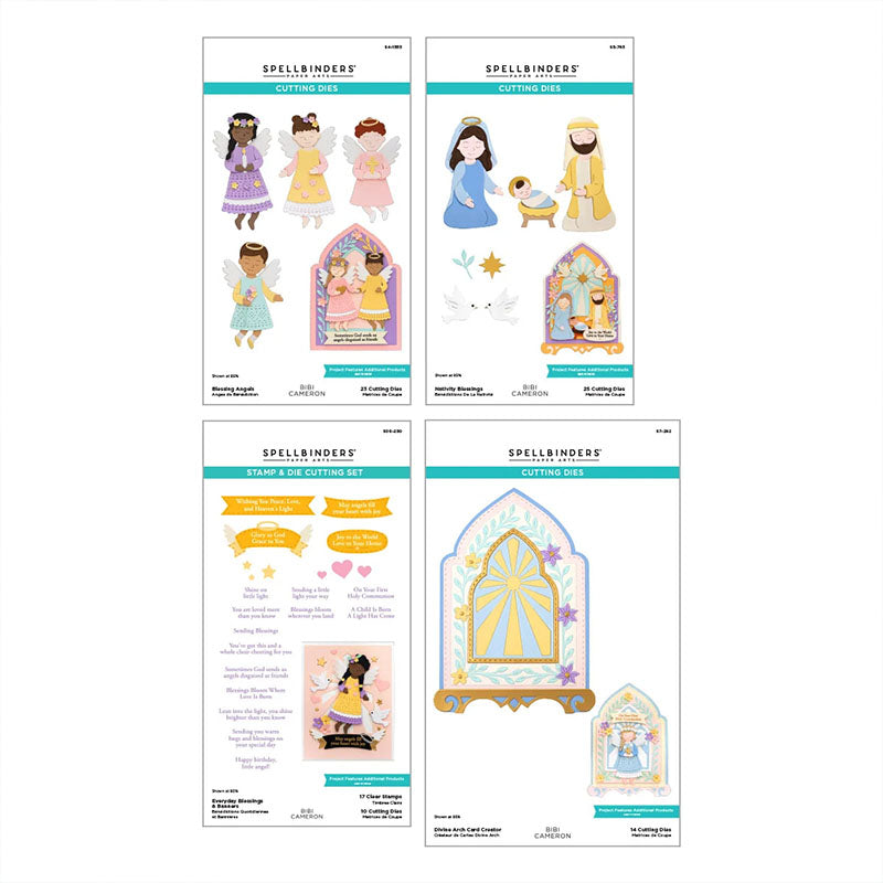 Spellbinders 4pc Bibi's Little Blessings I Want It All