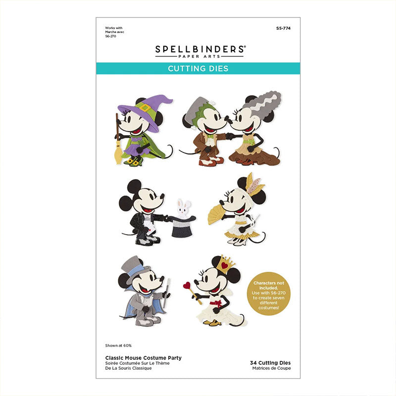 Spellbinders Dies Classic Mouse Costume