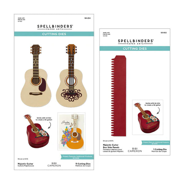 Spellbinders 2pc Majestic Guitar Box