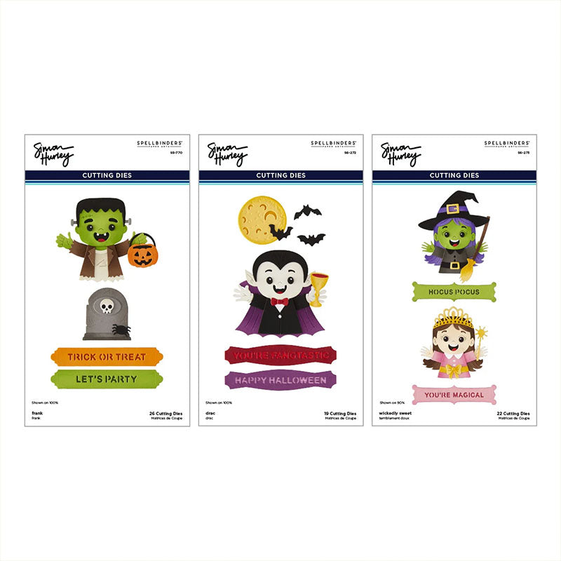 Spellbinders 3pc Halloween Hugs