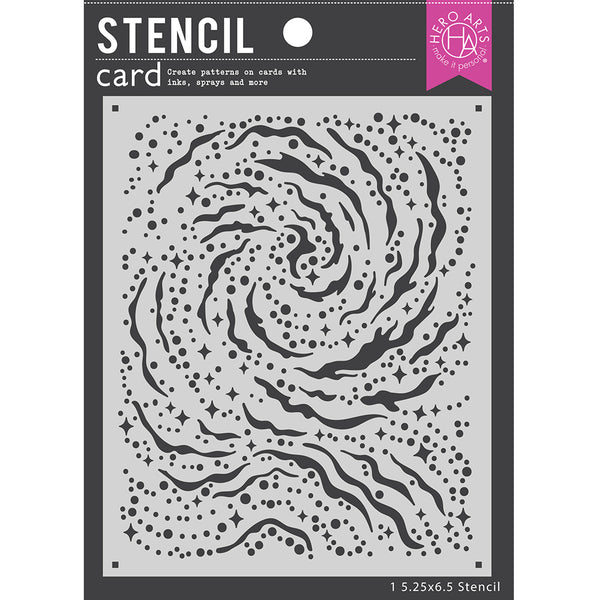 Hero Arts Stencil Nebula Cluster