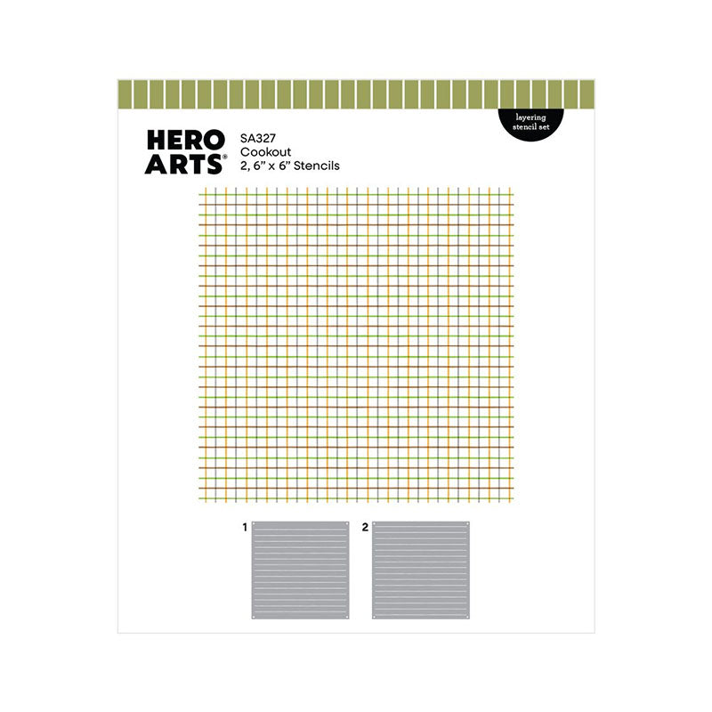 Hero Arts Stencil Cookout