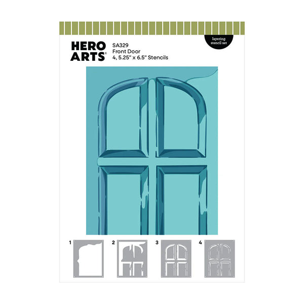 Hero Arts Stencil Front Door