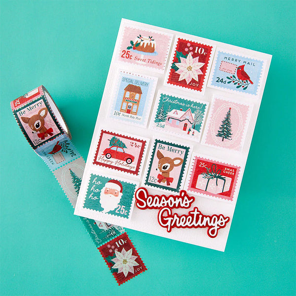 Spellbinders Washi Tape Dear Santa Postage