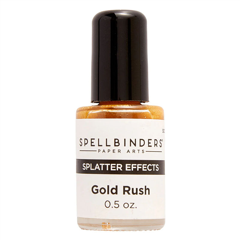 Spellbinders Gold Rush Splatter Effects