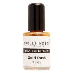 Spellbinders Gold Rush Splatter Effects