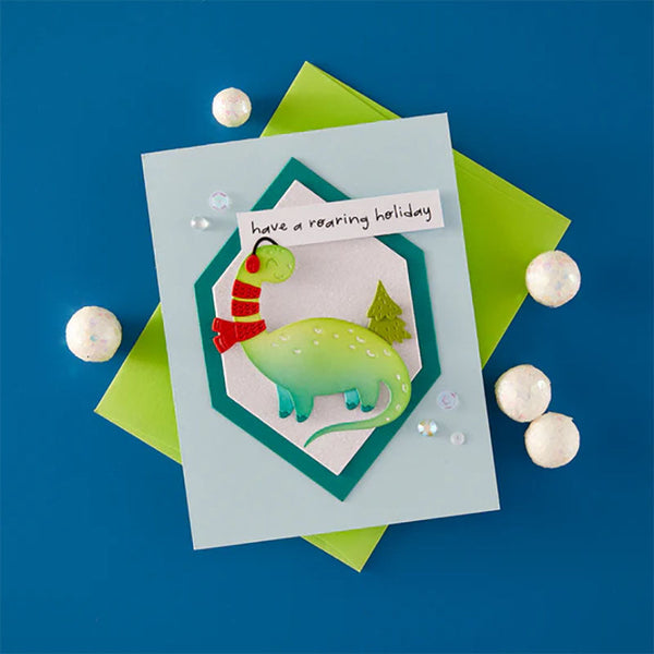 Spellbinders Stamps & Dies Dino-Sized Holiday