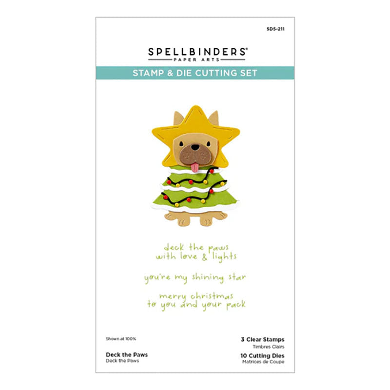 Spellbinders Stamps & Dies Deck The Paws