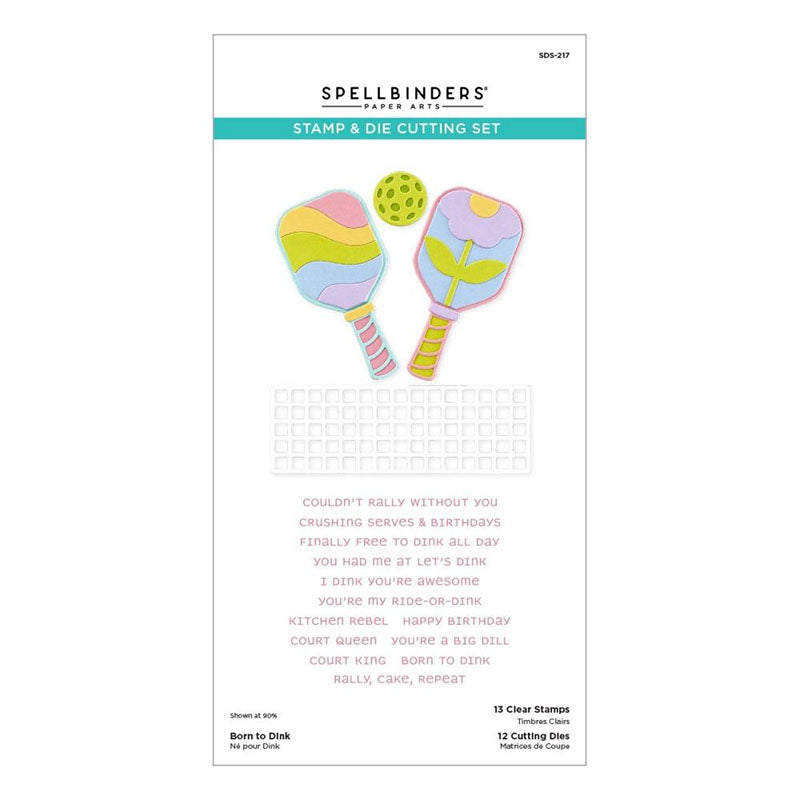 Spellbinders Stamps & Dies Born To Dink