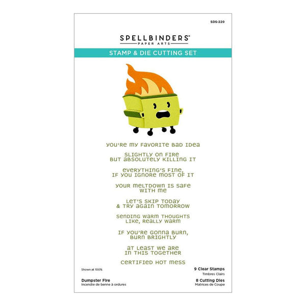 Spellbinders Stamps & Dies Dumpster Fire