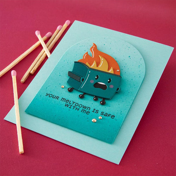 Spellbinders Stamps & Dies Dumpster Fire