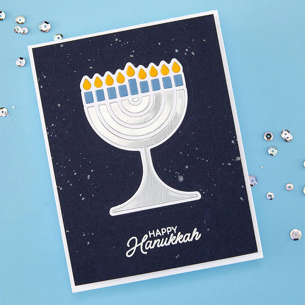 Spellbinders Stamps & Dies Menorah Lights