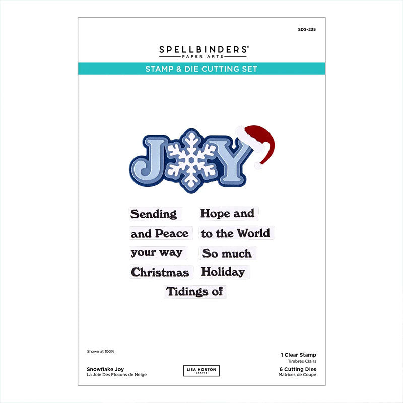 Spellbinders Stamps & Dies Snowflake Joy