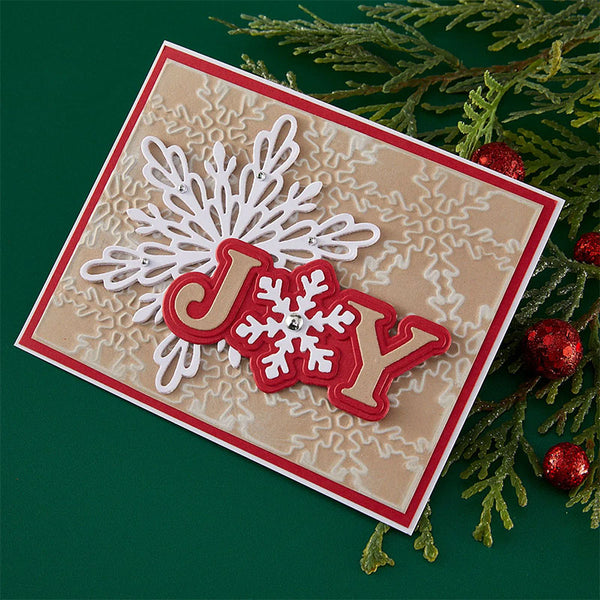 Spellbinders Stamps & Dies Snowflake Joy