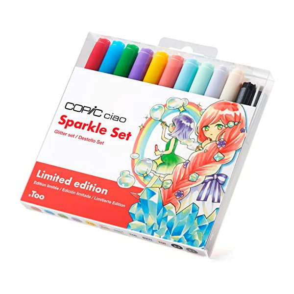 COPIC Ciao Marker 12pc Sparkle Limited Edition