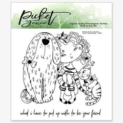Picket Fence Clear Stamps Your Friend Dear