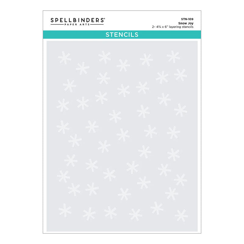 Spellbinders Stencil Snow Joy