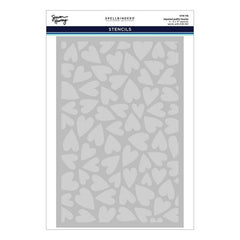 Spellbinders Stencil Puffy Hearts