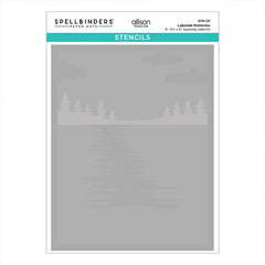 Spellbinders Stencil Lakeside Memories