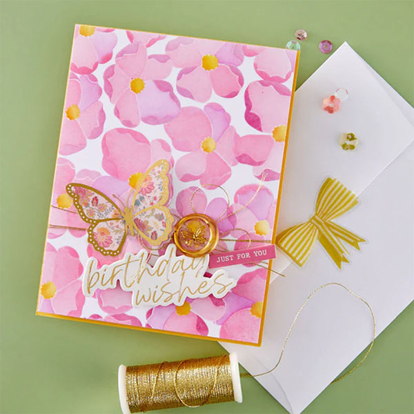 Spellbinders Stencil Petal Burst