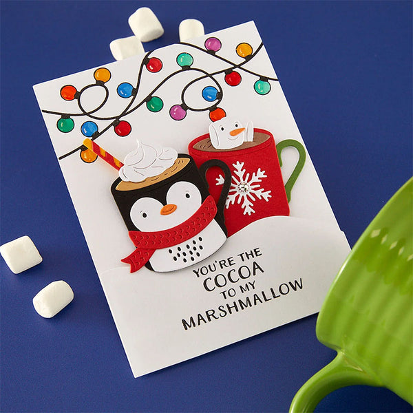 Spellbinders Clear Stamps Mugs and Kisses Sentiments