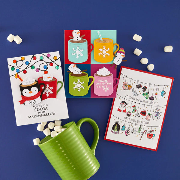 Spellbinders 3pc Merry Mugs and Kisses